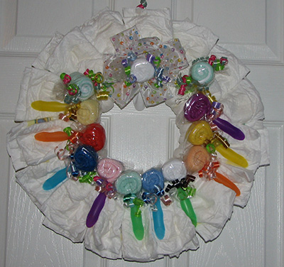 Diaper Wreaths