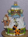 Giraffe-Diaper-Cakes