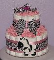 Zebra-Diaper-Cake