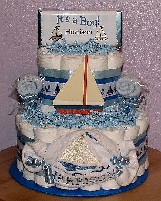 Sailboat-Diaper-Cake.JPG - Sailboat Theme