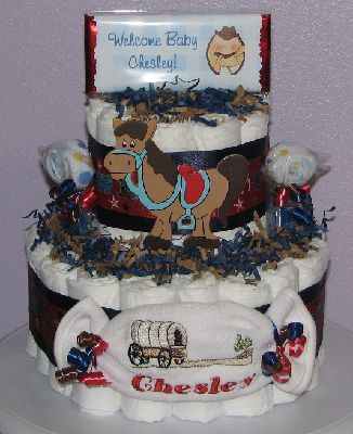 western-diaper-cake.JPG - Cowboy Western