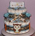 Owl-Diaper-Cake