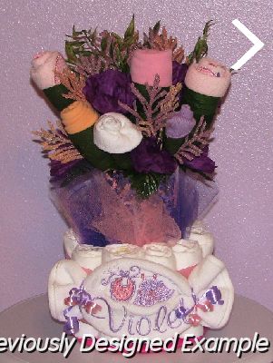 Purple-Baby-Bouquet.JPG - Baby Floral Bouquet