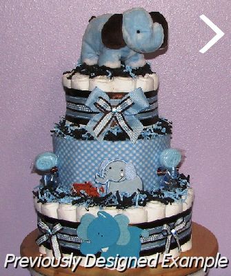 Elephant-Diaper-Cake.JPG - Elephant Diaper Cake