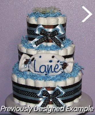Embroidered-Diaper-Cakes.JPG - It's a Boy Diaper Cakes