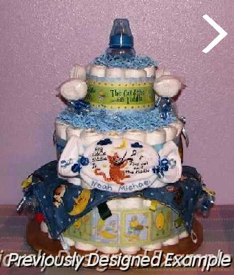 Hey-Diddle-Diddle-Diaper-Cake.JPG - Hey Diddle Diddle Nursery Rhyme
