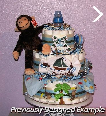 MonkeySailboat-Diaper-Cake.JPG - Ahoy Mate Diaper Cake
