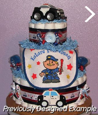 Police-Diaper-Cake.JPG - Police Office Diaper Cake
