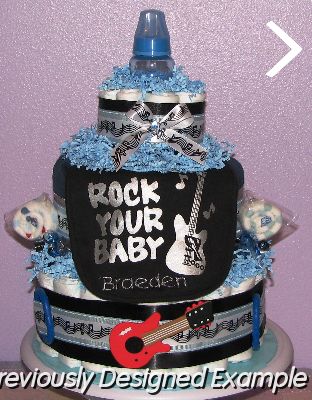 Rock-Star-Baby-Cake.JPG - Rock Star Baby Diaper Cake