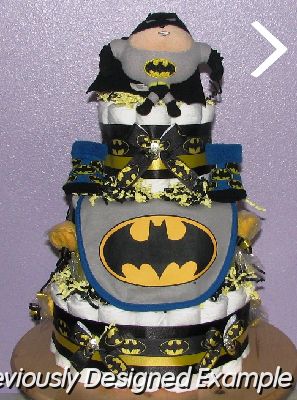 batman-superhero.JPG - Batman Plush Diaper Cake
