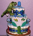 Dinosaur-Diaper-Cake
