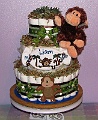 Embroidered-Monkey-Diaper-Cake