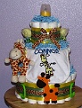Giraffe-Diaper-Cakes