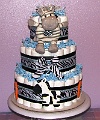 Zebra-Diaper-Cake