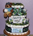 golf-themed-diaper-cake