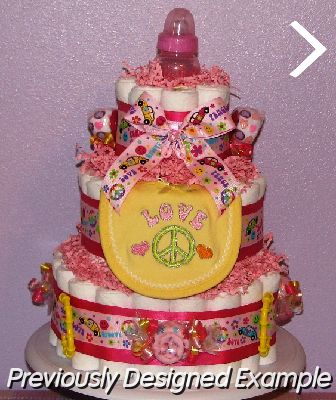 Baby-Love-Diaper-Cake.JPG - Peace and Love Diaper Cake