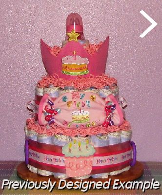 First-Birthday-Cake.JPG - Baby's First Birthday Diaper Cake