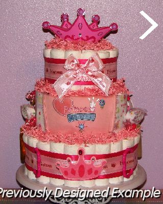 Little-Princess-Diaper-Cake.JPG - Little Princess Diaper Cake