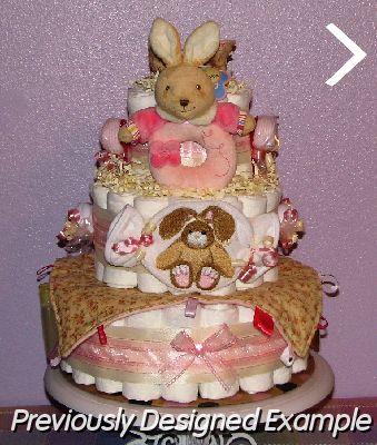 bunnyrabbitdiapercake.JPG - Bunny Diaper Cake