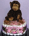 Girl-Monkey-Diaper-Cake