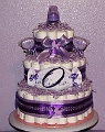 Purple-Diaper-Cakes