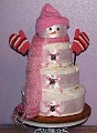 Snowman-Diaper-Cake