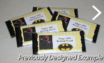 Batman-Birthday-Wrappers.JPG - Batman Candy Bar Wrappers