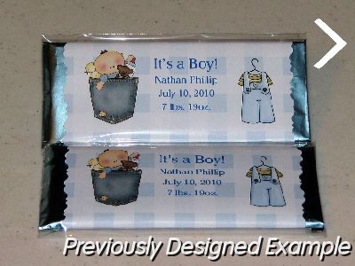 Birth-Announcements-Wrappers.JPG - Birth Annoucements Candy Bar Wrappers