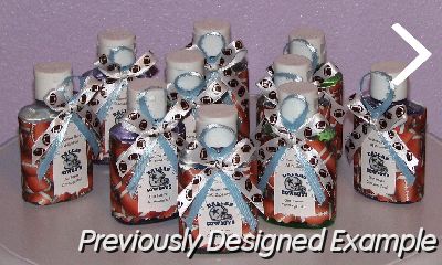 Custom Candy Bar Wrappers Dallas Cowboys Hand Sanitizers