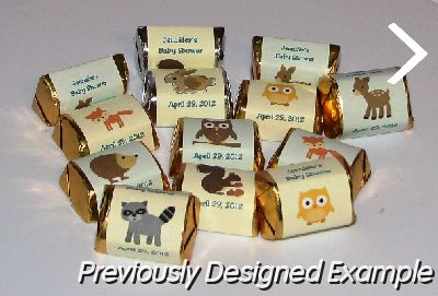 Forest-Friends-Candy-Wrappers.JPG - Forest Friends Mini Nuggets for Baby Showers