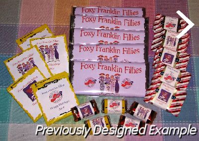 Red-Hat-Society-Custom-Wrappers.JPG - Matching Party Favors!