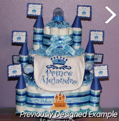 Little-Prince-Castle-Cake.JPG - Prince Diaper Castle