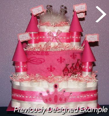 Pink-Diaper-Castle.JPG - Pink Princess Castle