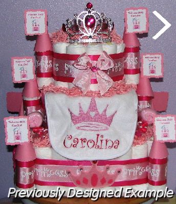 baby-girl-princess.JPG - Personalized Diaper Castle