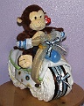 Monkey-Motorcycle-Diaper-Cake