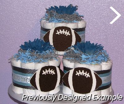 Cowboys-Diaper-Cupcakes.JPG - Dallas Cowboys Diaper Cupcakes