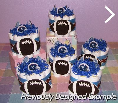 Giants-Diaper-Cupcakes.JPG - New York Giants Designer Diaper Cupcakes