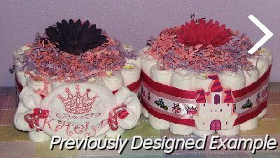 Large-Princess-Cupcakes.JPG - Princess Themed Large Diaper Cupcakes
