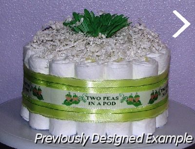 Peas-in-a-Pod-Diaper-Cupcake.JPG - Pea in a Pod Diaper Cupcake
