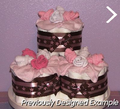 Pink-Brown-Cupcakes.JPG - Pink & Brown Sock Cupcakes