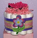 Flower-Diaper-Cupcakes