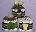 Forest-Friends-Diaper-Cupcakes