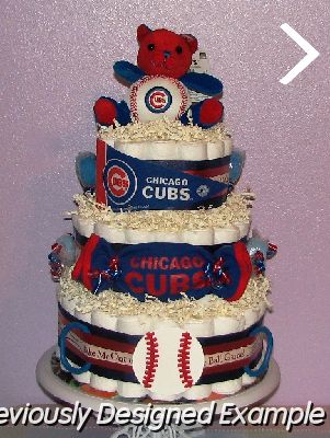 Chicago-Cubs-Shower-Cake.JPG - Chicago Cubs Diaper Cake