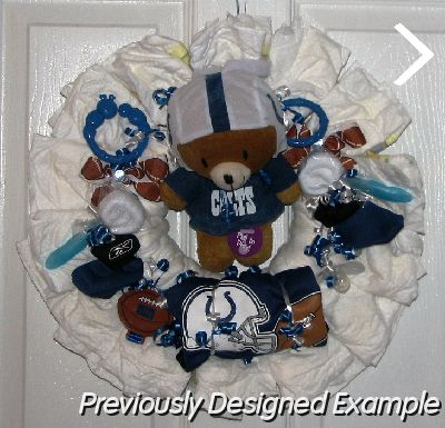 Colts-Diaper-Wreath.JPG - Indianapolis Colts