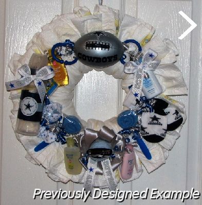 CowboysWreath.JPG - Dallas Cowboys Diaper Wreath