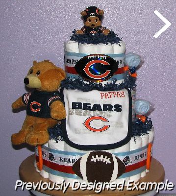 IMG_8385.JPG - Chicago Bears Diaper Cake