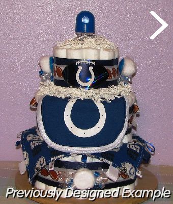 Indianapolis-Colts-Diaper-Cake.JPG - Indianapolis Colts Diaper Cake