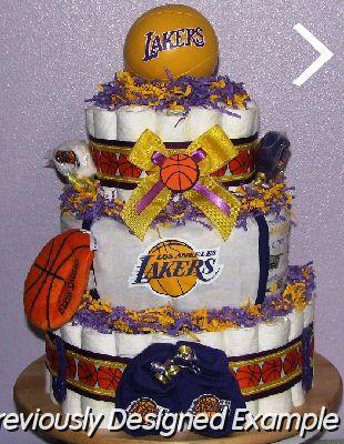 LA-Lakers-Diaper-Cake.JPG - LA Lakers
