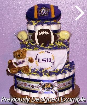 LSU-Diaper-Cake.JPG - LSU Diaper Cake