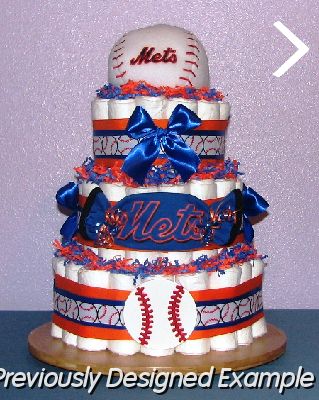 Mets-Diaper-Cake.JPG - NY Mets Baseball